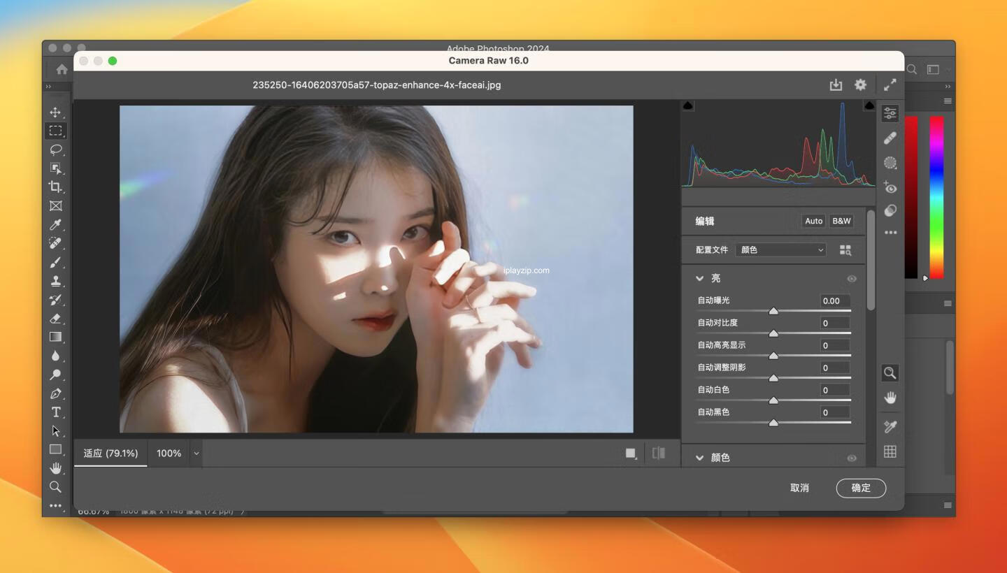 强大的 RAW 文件编辑工具 Adobe Camera Raw 16 For Mac v16.3.1.1889