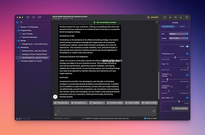 功能强大的 ChatGPT 客户端 MindMac v1.9.20 破解版