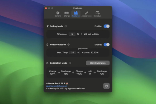 Mac 电池保护工具 AlDente Pro v1.27 破解版