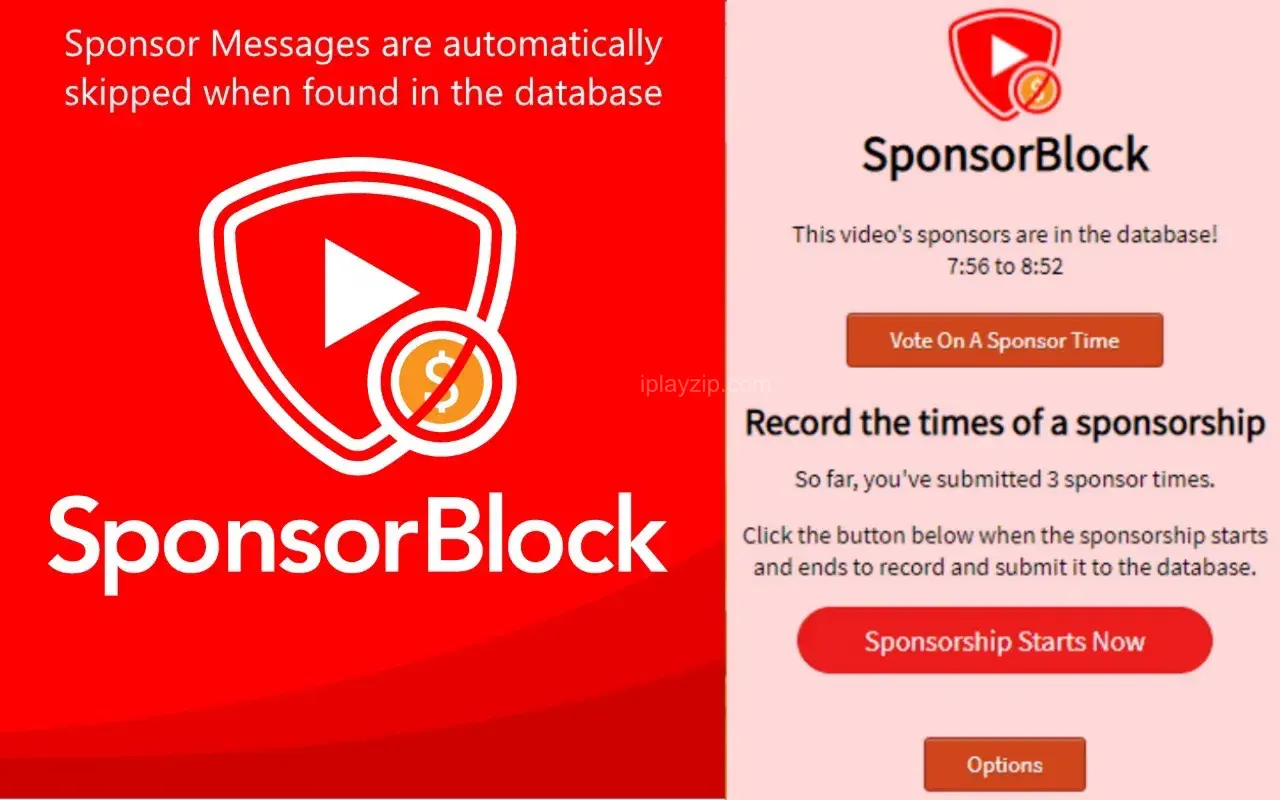 非常优秀的 YouTube 去广告插件 SponsorBlock v5.8.1 破解版